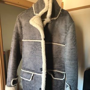 Zara Shearling Jacket Size Small